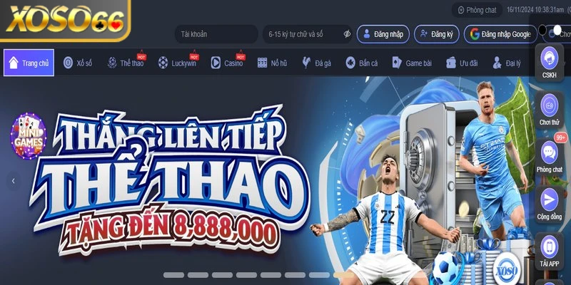 Thể thao Xoso66 - Thỏa mãn đam mê cá độ bóng đá của dân chơi